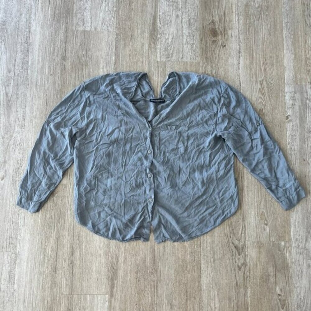 Womens Brandy Melville Grey Blouse - OS